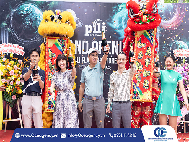 TỔ CHỨC SỰ KIỆN KHAI TRƯƠNG PILI TẠI HCM
