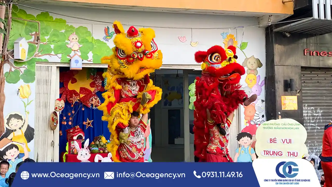 CHO THUÊ MÚA LÂN TRUNG THU TẠI MẦM NON HOA LAN QUẬN 1