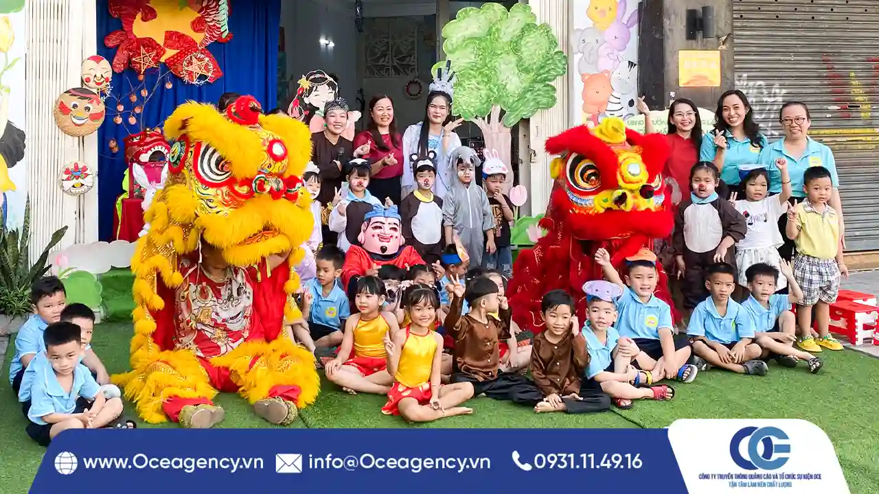 CHO THUÊ MÚA LÂN TRUNG THU TẠI MẦM NON HOA LAN QUẬN 1