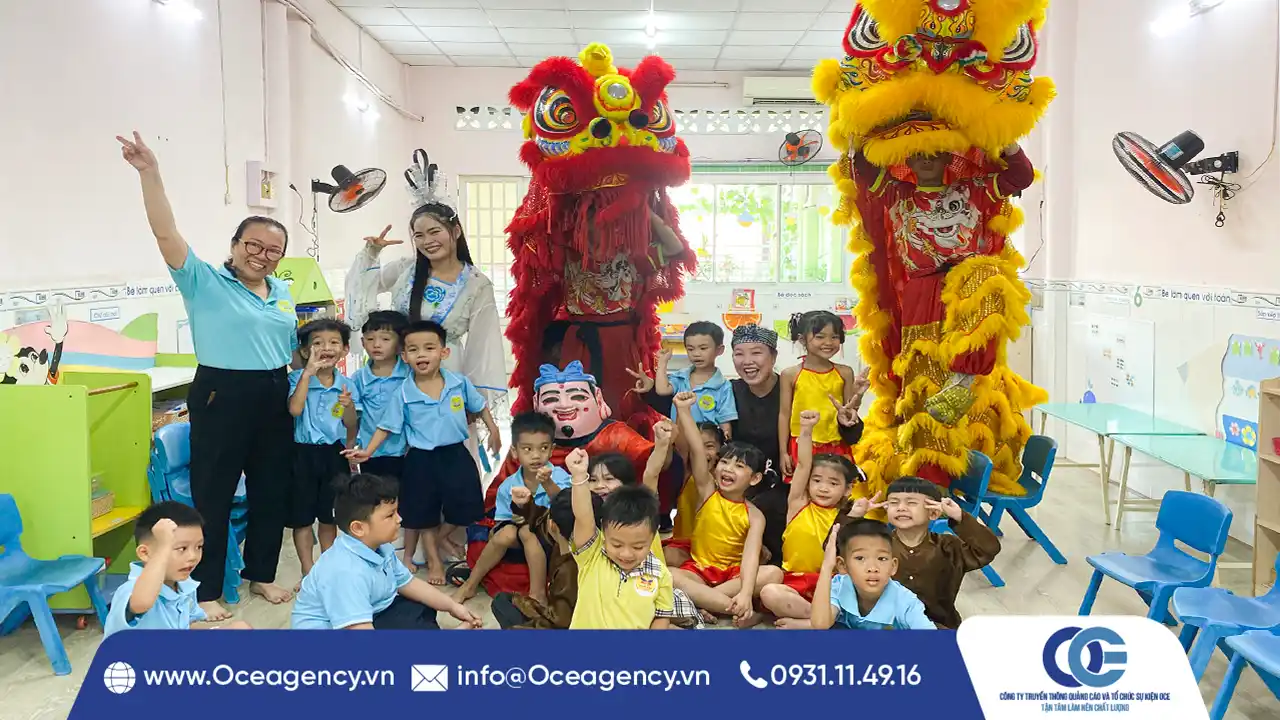 CHO THUÊ MÚA LÂN TRUNG THU TẠI MẦM NON HOA LAN QUẬN 1