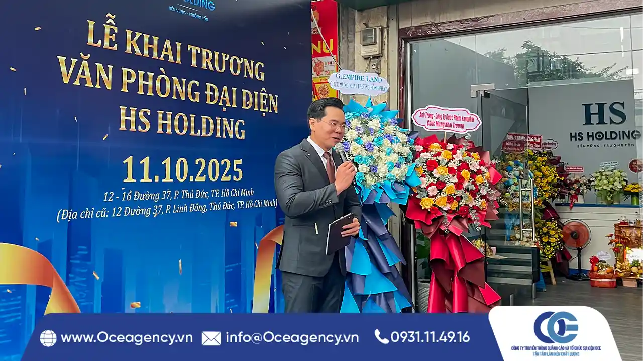 TỔ CHỨC KHAI TRƯƠNG HS HOLDING-THỦ ĐỨC