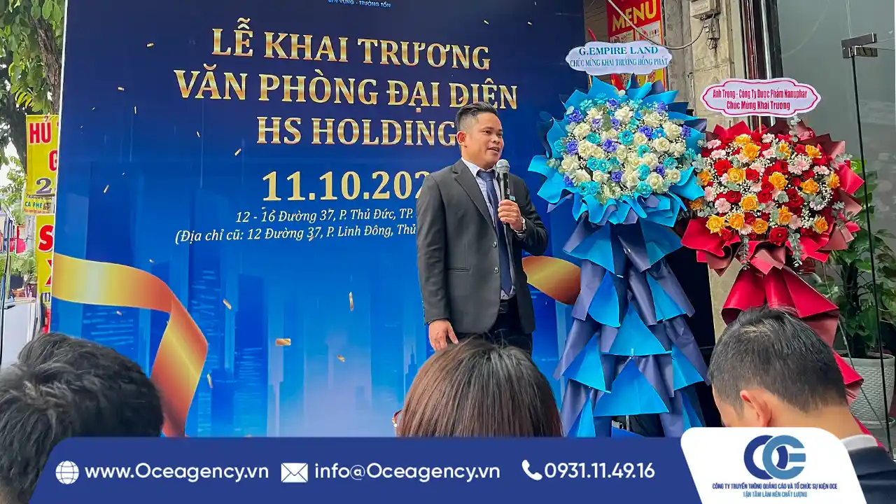TỔ CHỨC KHAI TRƯƠNG HS HOLDING-THỦ ĐỨC