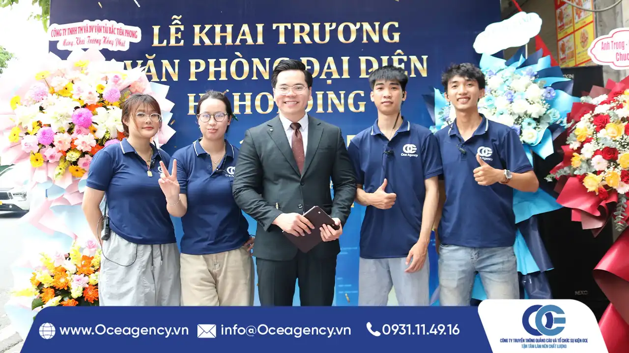 đội ngũ nhân viên OCE Agency
