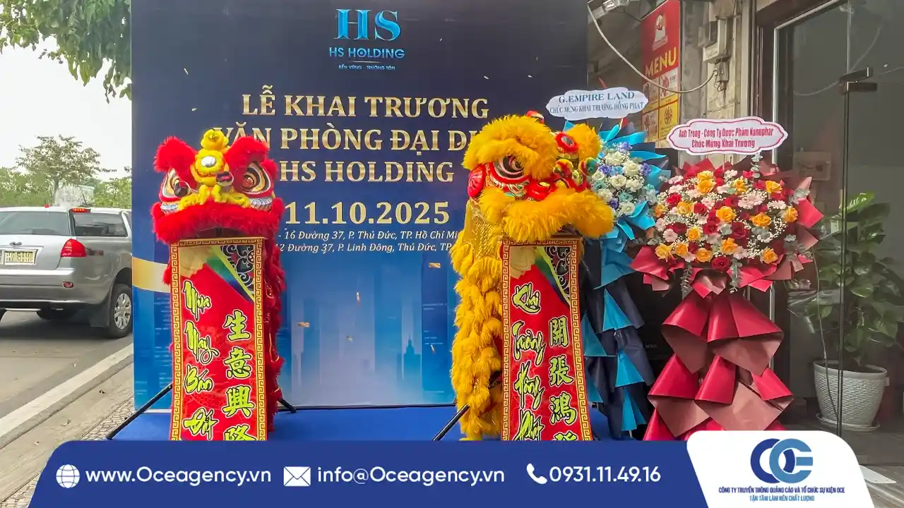 TỔ CHỨC KHAI TRƯƠNG HS HOLDING-THỦ ĐỨC