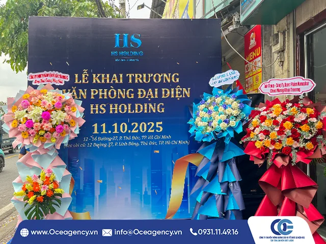 TỔ CHỨC KHAI TRƯƠNG HS HOLDING-THỦ ĐỨC