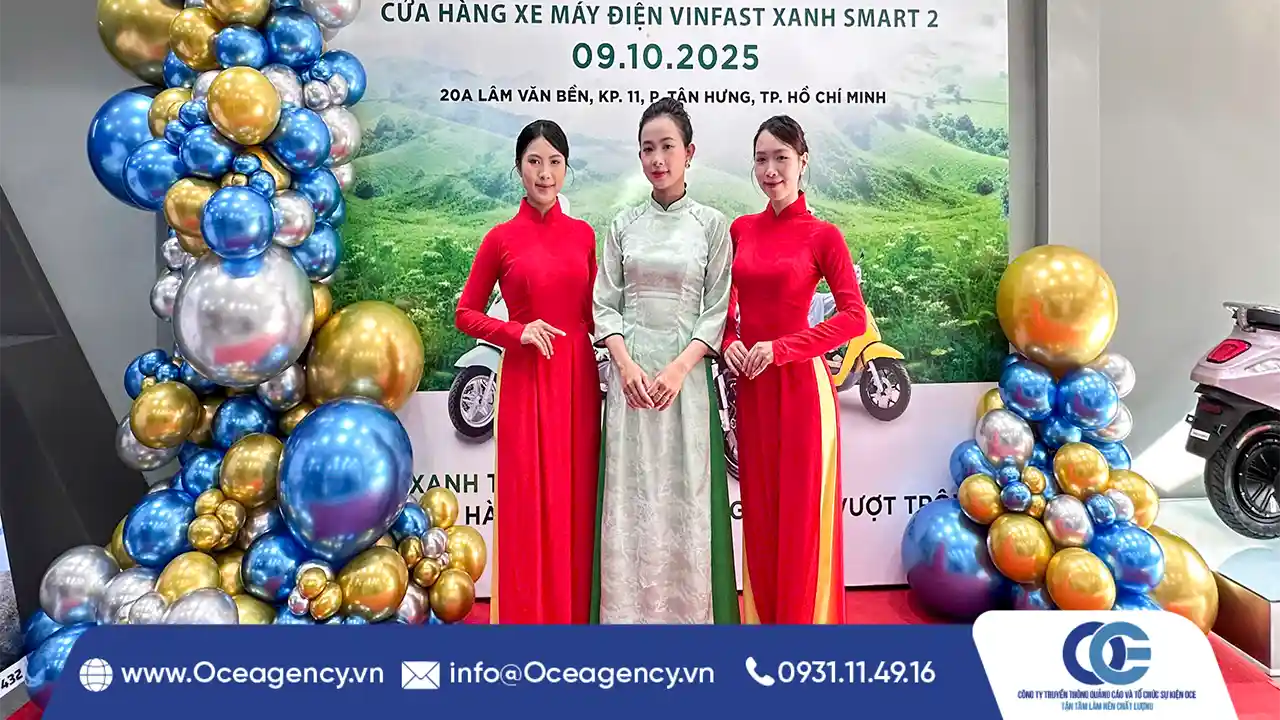 TỔ CHỨC KHAI TRƯƠNG VINFAST XANH SMART 2