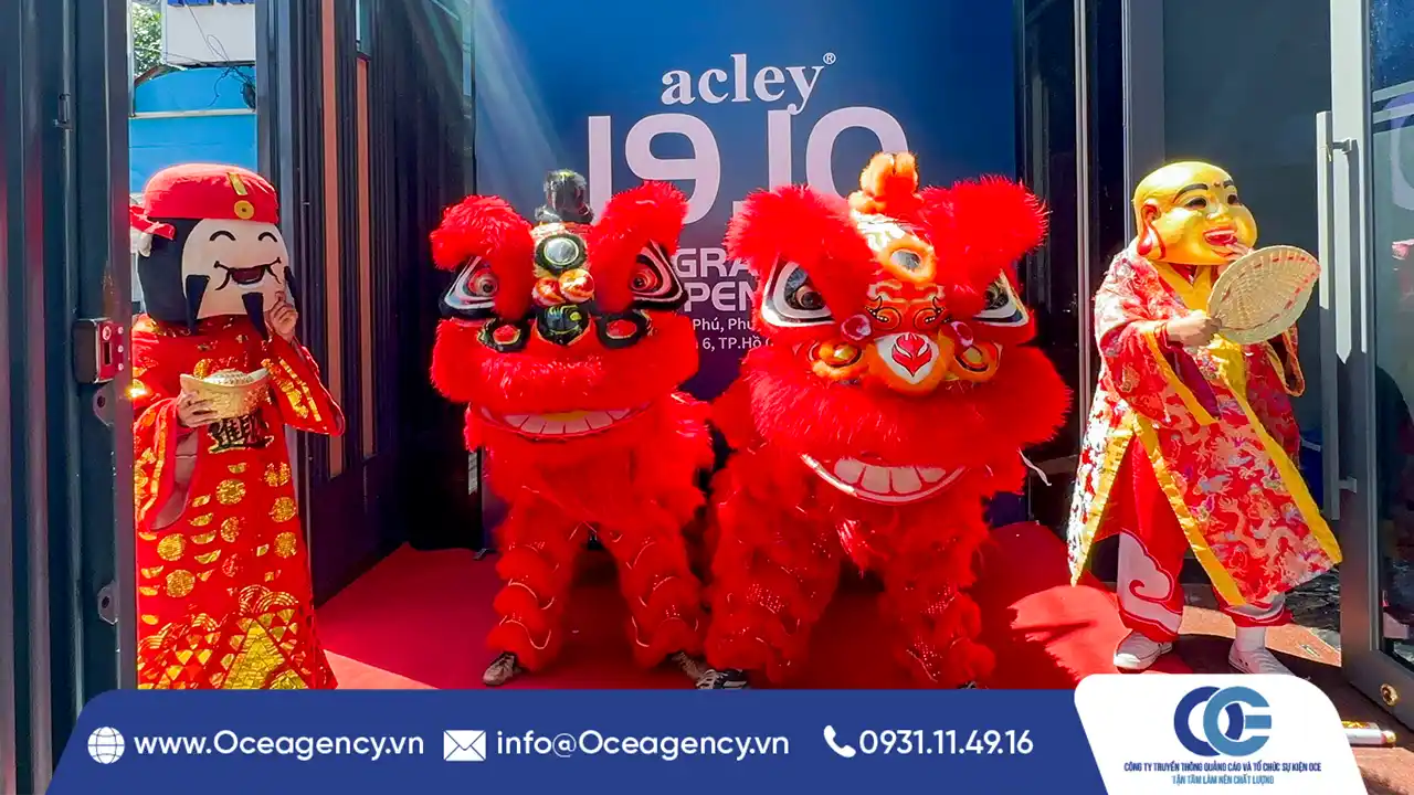 TỔ CHỨC SỰ KIỆN KHAI TRƯƠNG ACLEY TẠI QUẬN 6