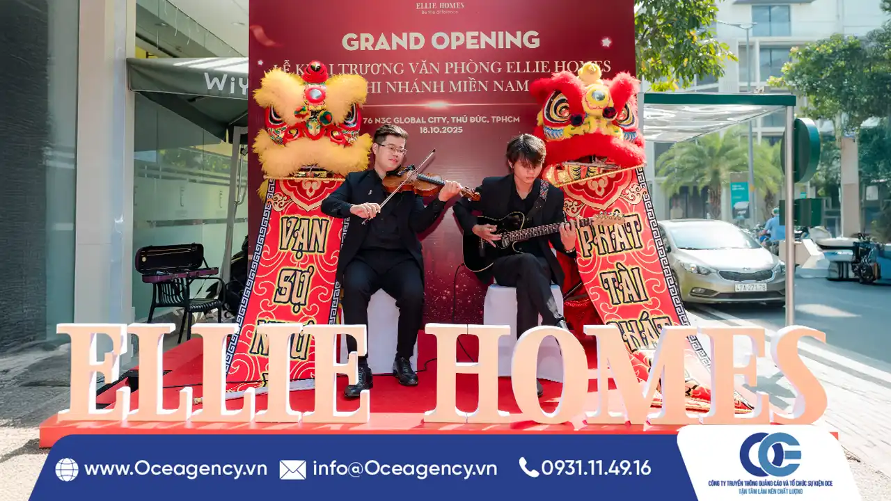 TỔ CHỨC KHAI TRƯƠNG TRỌN GÓI CÙNG ELLIE HOMES