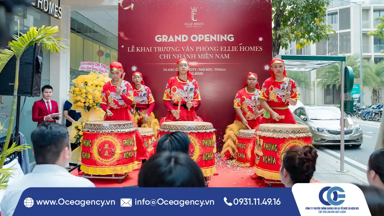 TỔ CHỨC KHAI TRƯƠNG TRỌN GÓI CÙNG ELLIE HOMES