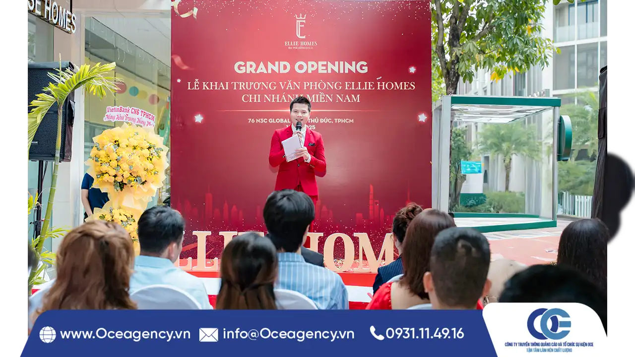 TỔ CHỨC KHAI TRƯƠNG TRỌN GÓI CÙNG ELLIE HOMES