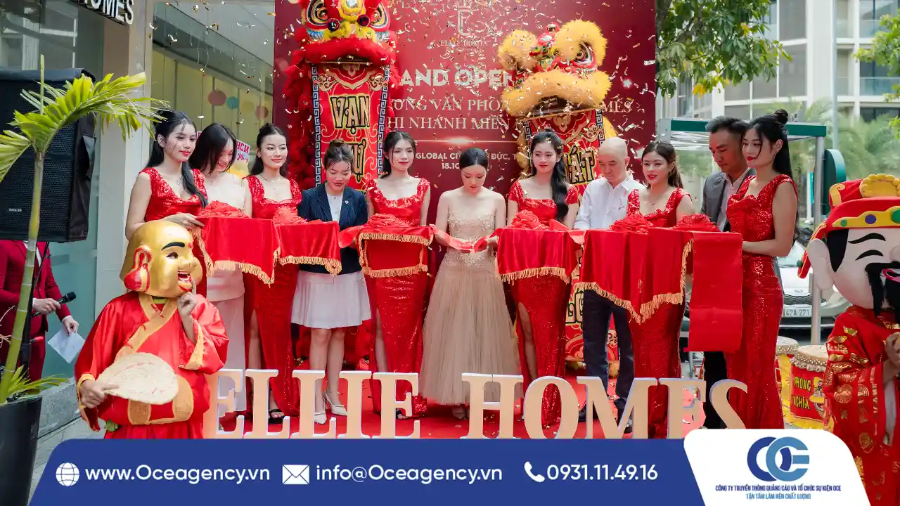 TỔ CHỨC KHAI TRƯƠNG TRỌN GÓI CÙNG ELLIE HOMES