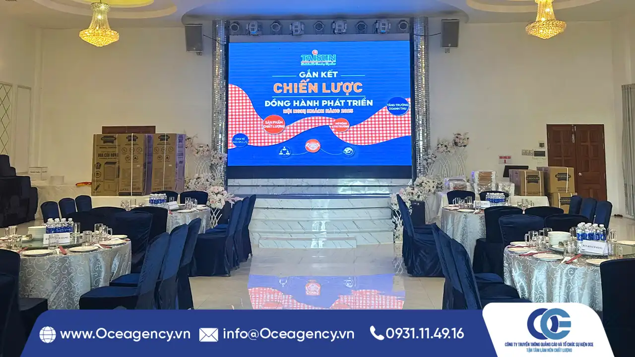 TỔ CHỨC HỘI NGHỊ KHÁCH HÀNG CÔNG TY TAISUN TẠI TRÀ VINH