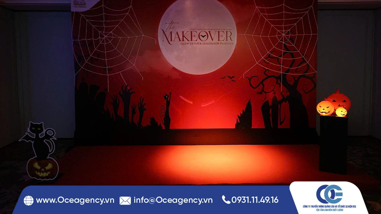TỔ CHỨC SỰ KIỆN HALLOWEEN "THE MAKE OVER" 2025