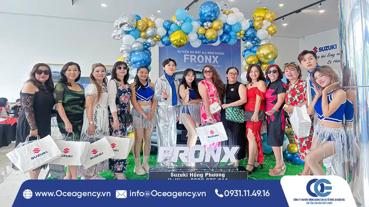 TỔ CHỨC LỄ RA MẮT XE SUZUKI FRONX TẠI SUZUKI HỒNG PHƯƠNG