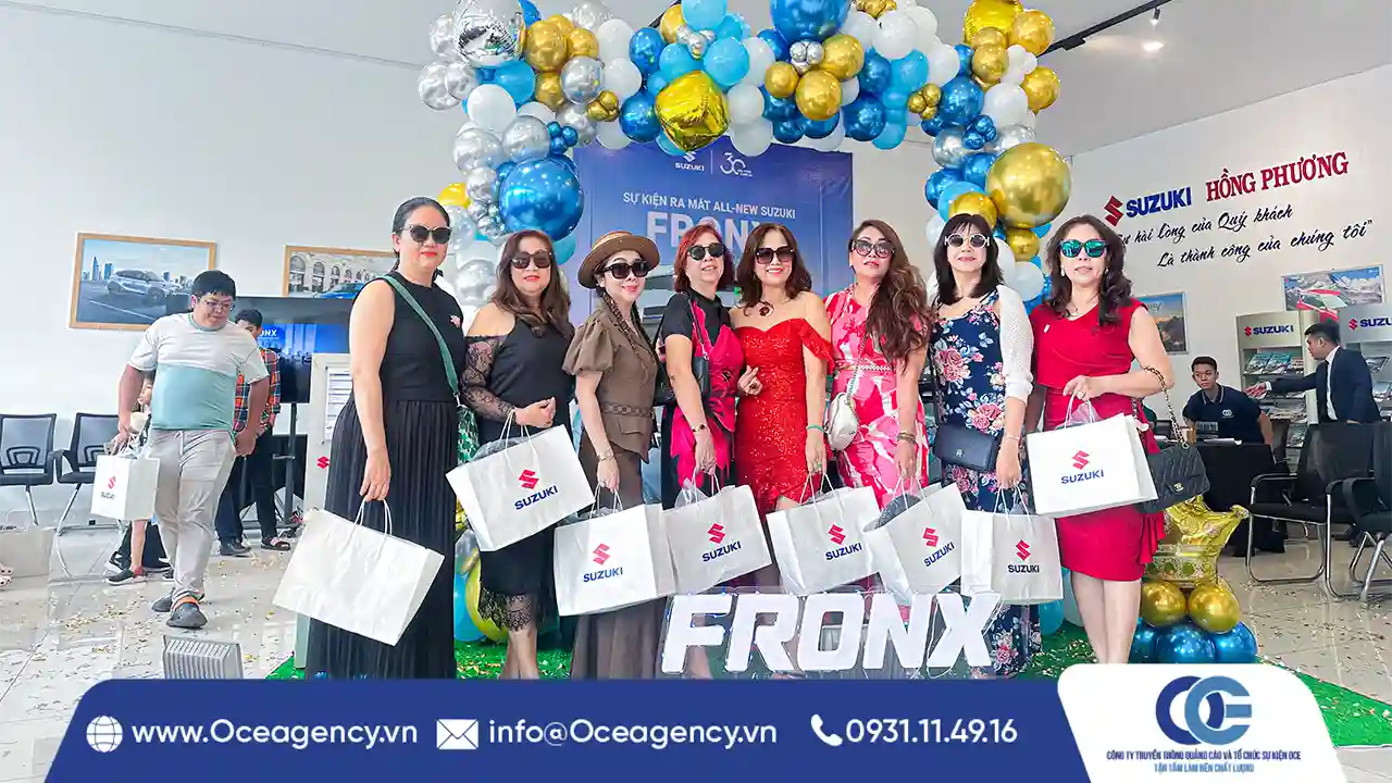 TỔ CHỨC LỄ RA MẮT XE SUZUKI FRONX TẠI SUZUKI HỒNG PHƯƠNG