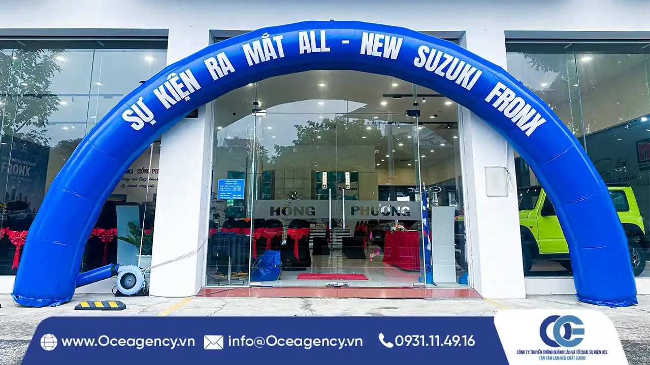 TỔ CHỨC LỄ RA MẮT XE SUZUKI FRONX TẠI SUZUKI HỒNG PHƯƠNG