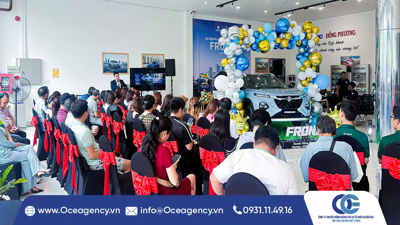 TỔ CHỨC LỄ RA MẮT XE SUZUKI FRONX TẠI SUZUKI HỒNG PHƯƠNG