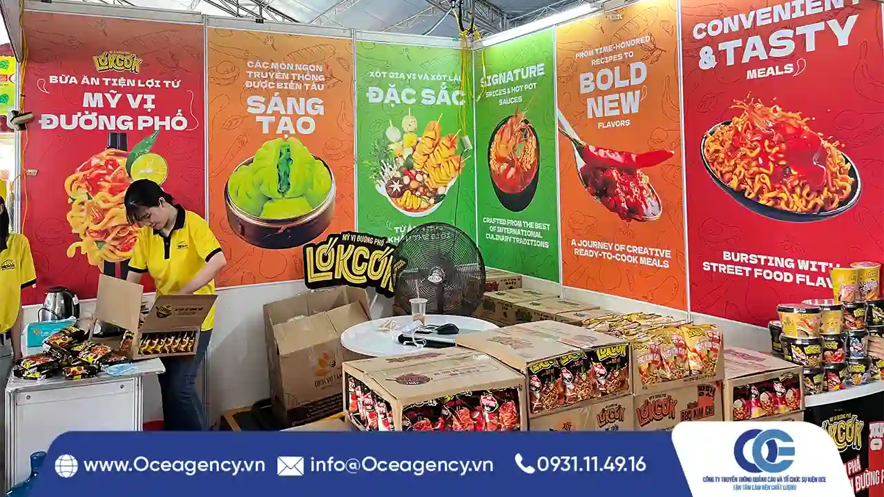 DỊCH VỤ THI CÔNG BOOTH WORLD SPICE QUẬN 1