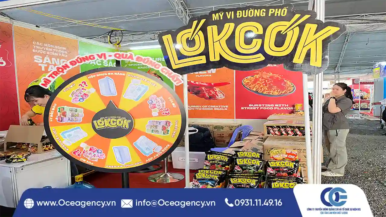 DỊCH VỤ THI CÔNG BOOTH WORLD SPICE QUẬN 1