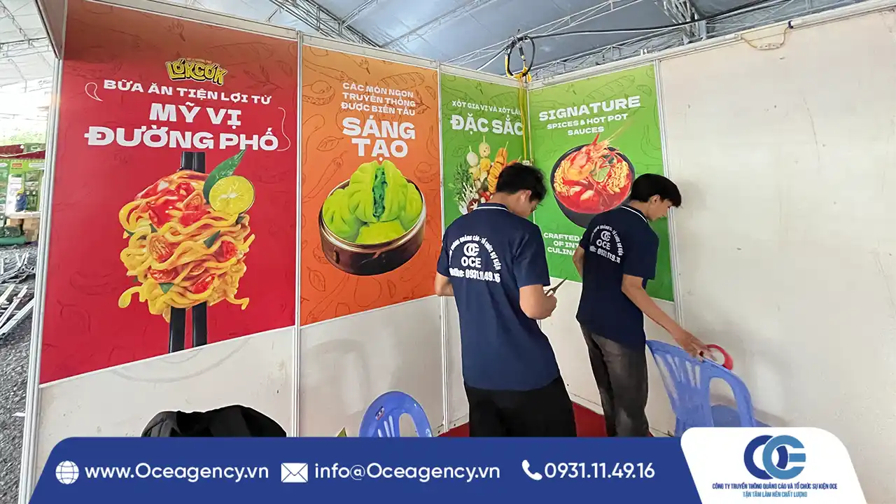 DỊCH VỤ THI CÔNG BOOTH WORLD SPICE QUẬN 1