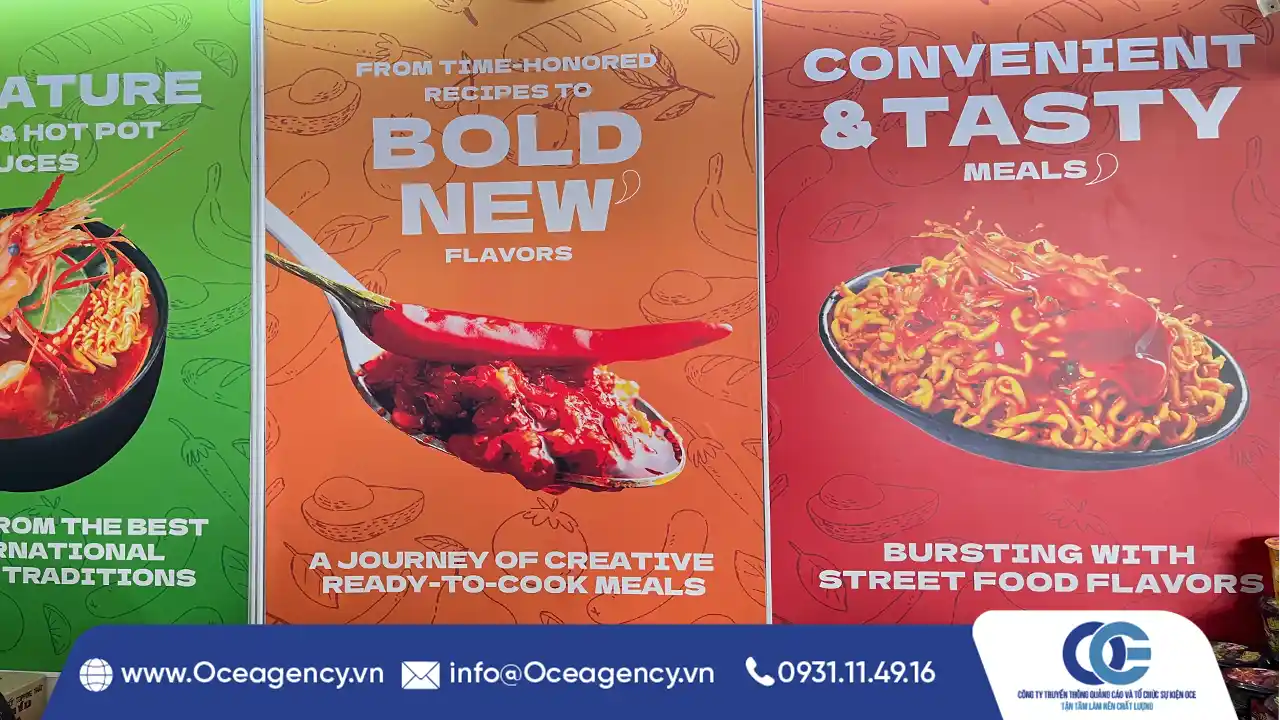 DỊCH VỤ THI CÔNG BOOTH WORLD SPICE QUẬN 1