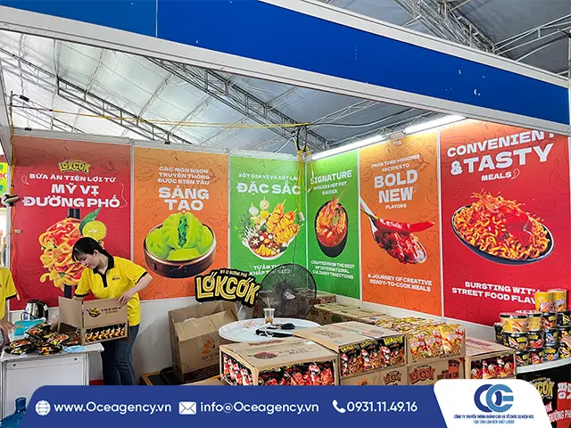 DỊCH VỤ THI CÔNG BOOTH WORLD SPICE QUẬN 1