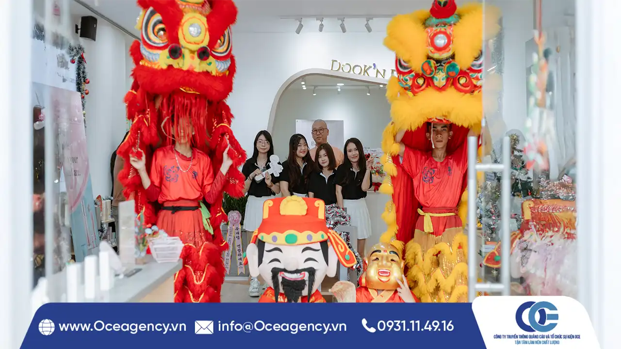 TỔ CHỨC SỰ KIỆN KHAI TRƯƠNG DOOK'N DOOK'N TẠI HCM