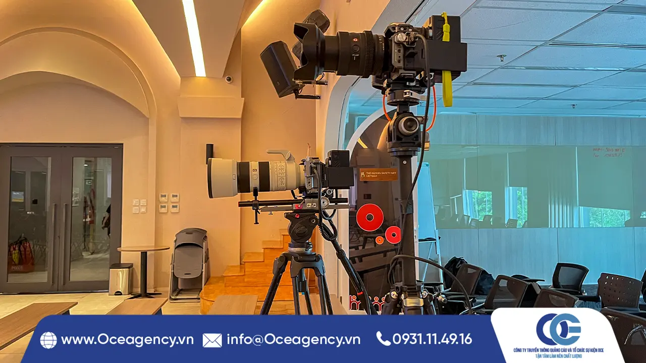 thiết bị sự kiện do OCE Agency cung cấp