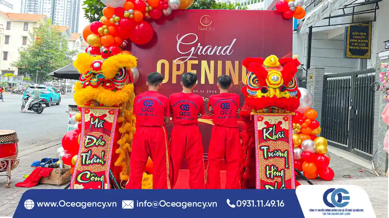 TỔ CHỨC SỰ KIỆN KHAI TRƯƠNG TÂM AN SPA TẠI HCM