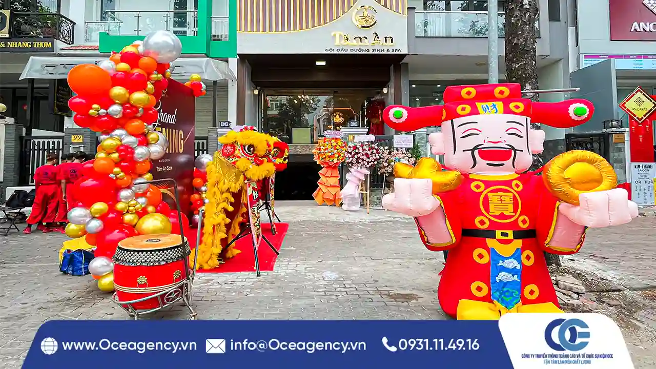 TỔ CHỨC SỰ KIỆN KHAI TRƯƠNG TÂM AN SPA TẠI HCM