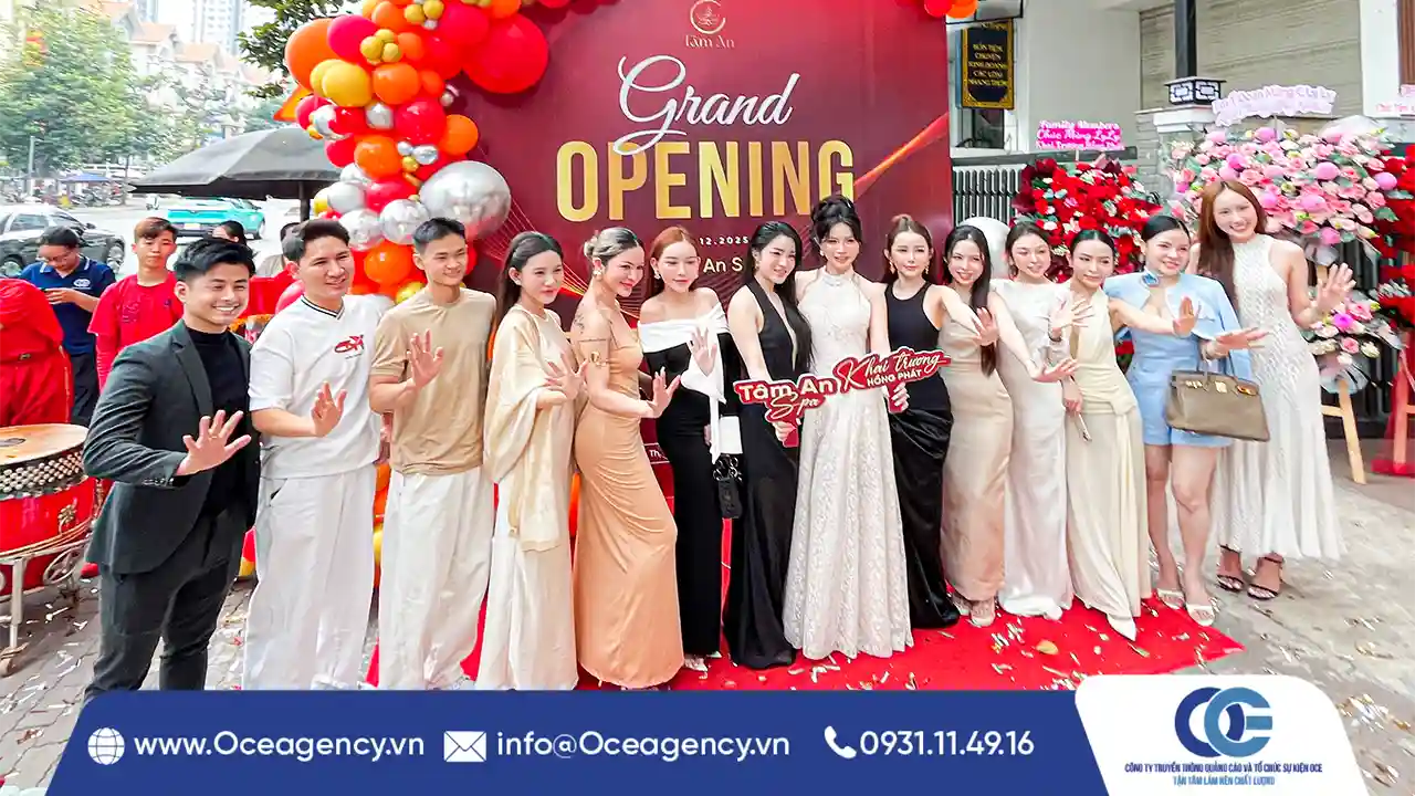 TỔ CHỨC SỰ KIỆN KHAI TRƯƠNG TÂM AN SPA TẠI HCM