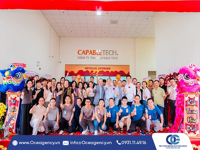 TỔ CHỨC SỰ KIỆN KHAI TRƯƠNG CAPABLETECH HCM