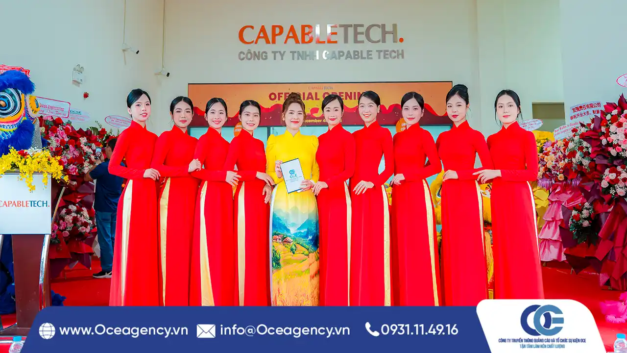 TỔ CHỨC SỰ KIỆN KHAI TRƯƠNG CAPABLETECH HCM
