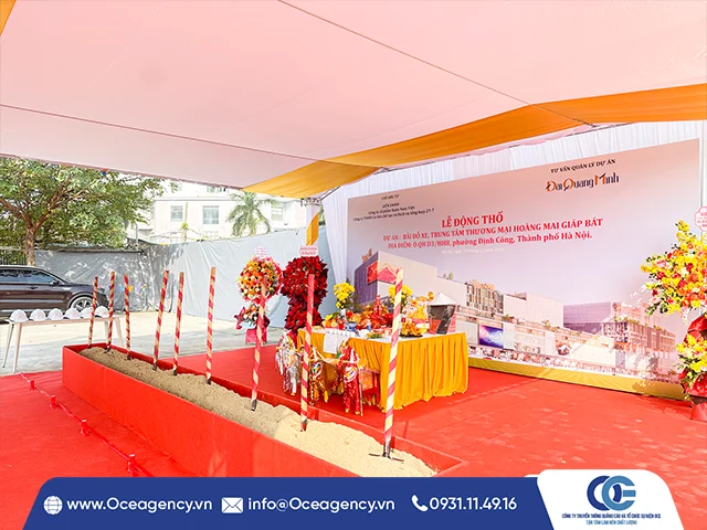 TỔ CHỨC LỄ ĐỘNG THỔ CBM TẠI HÀ NỘI