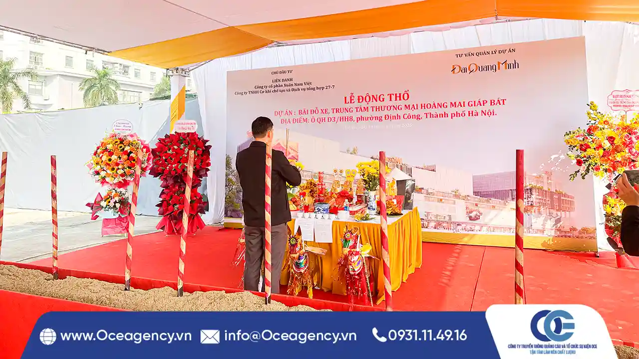 TỔ CHỨC LỄ ĐỘNG THỔ CBM TẠI HÀ NỘI