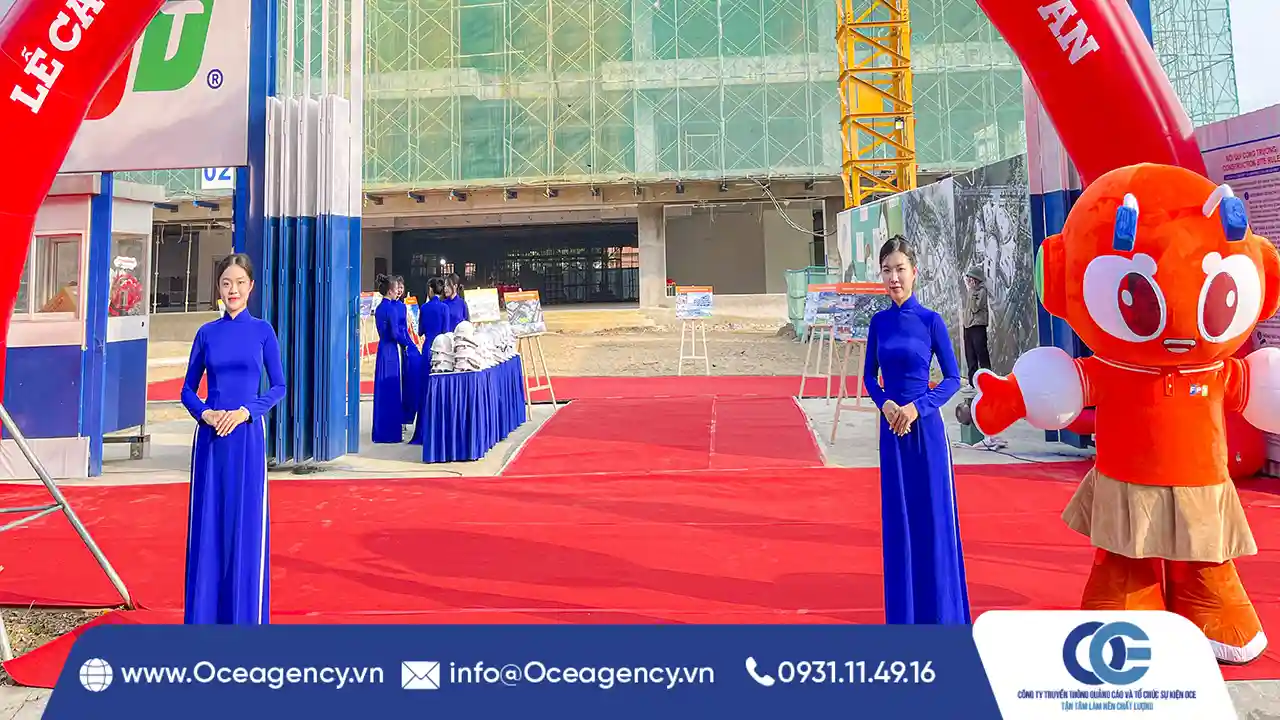 CUNG CẤP PG LỄ CẤT NÓC FPT SCHOOL LONG AN