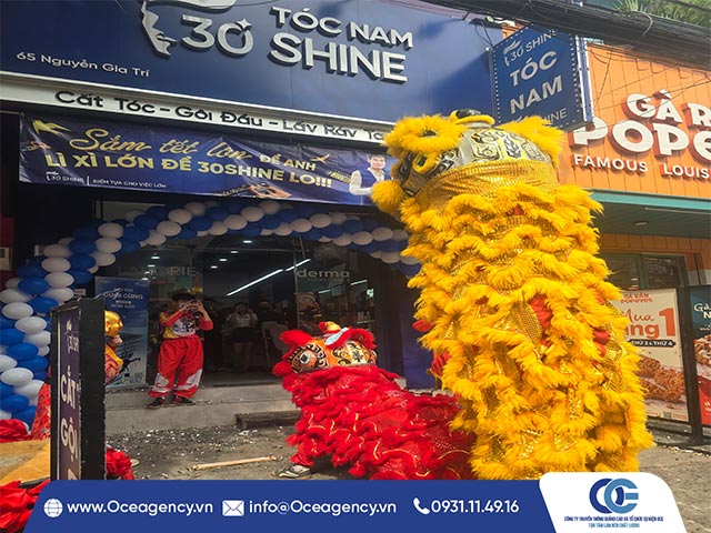CHO THUÊ MÚA LÂN KHAI TRƯƠNG 30SHINE