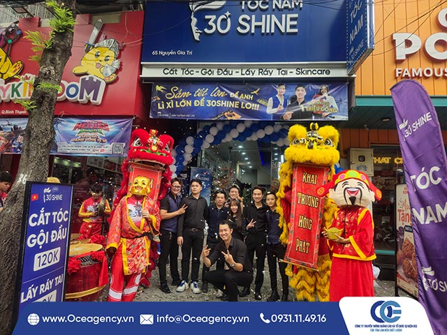 CHO THUÊ MÚA LÂN KHAI TRƯƠNG 30SHINE