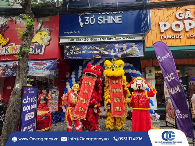 CHO THUÊ MÚA LÂN KHAI TRƯƠNG 30SHINE