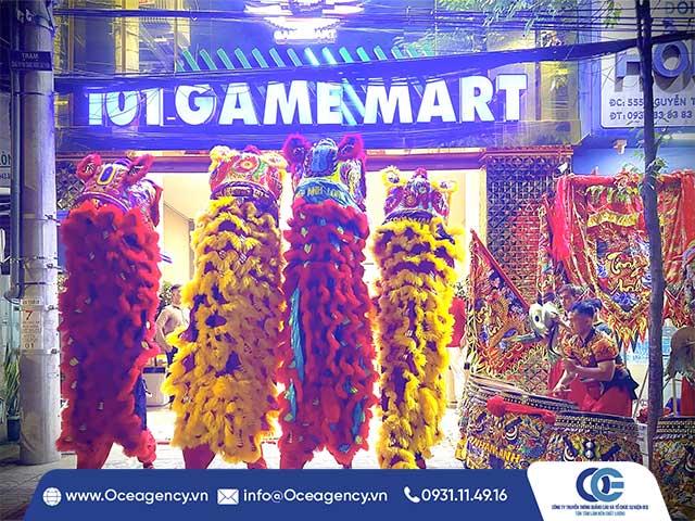 CHO THUÊ MÚA LÂN KHAI TRƯƠNG 101 GAME MART