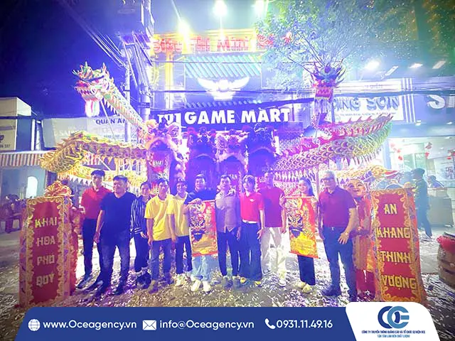 CHO THUÊ MÚA LÂN KHAI TRƯƠNG 101 GAME MART