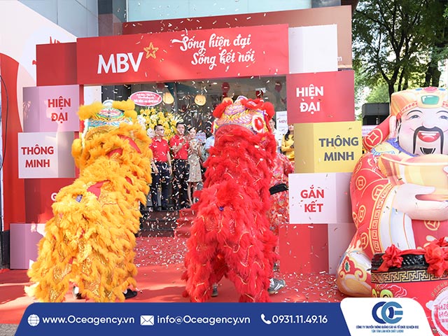 TỔ CHỨC SỰ KIỆN KHAI TRƯƠNG MBV QUẬN 3