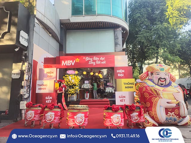 TỔ CHỨC SỰ KIỆN KHAI TRƯƠNG MBV QUẬN 3