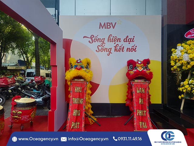 TỔ CHỨC SỰ KIỆN KHAI TRƯƠNG MBV QUẬN 3