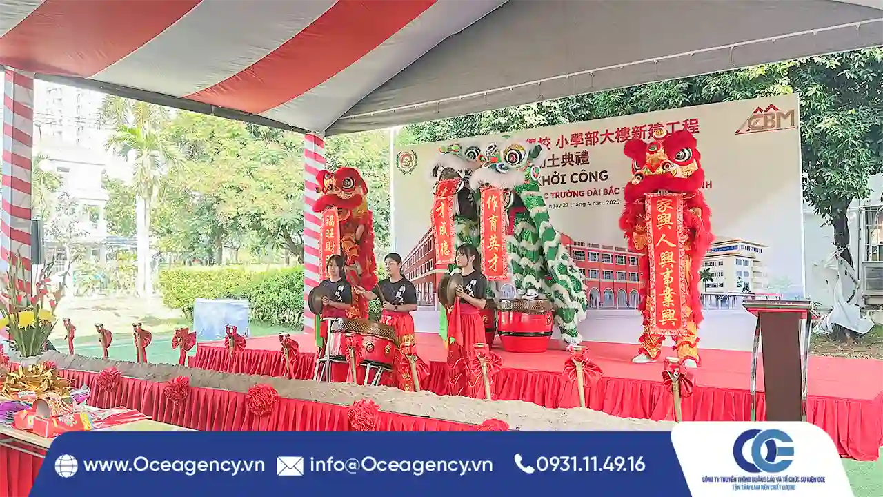 TỔ CHỨC LỄ KHỞI CÔNG TRƯỜNG QUỐC TẾ ĐÀI LOAN