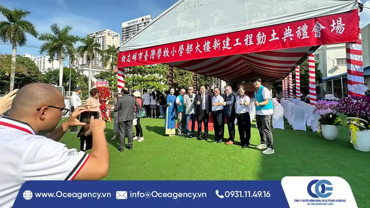 TỔ CHỨC LỄ KHỞI CÔNG TRƯỜNG QUỐC TẾ ĐÀI LOAN