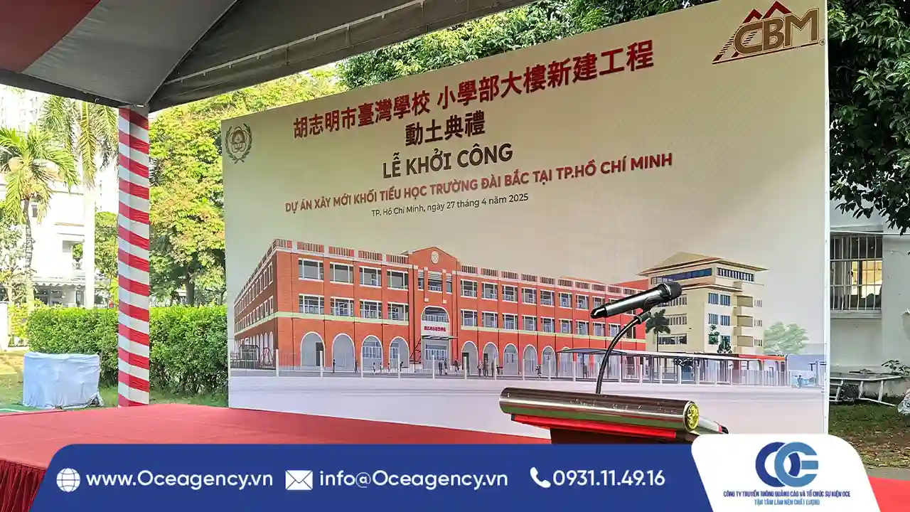 TỔ CHỨC LỄ KHỞI CÔNG TRƯỜNG QUỐC TẾ ĐÀI LOAN