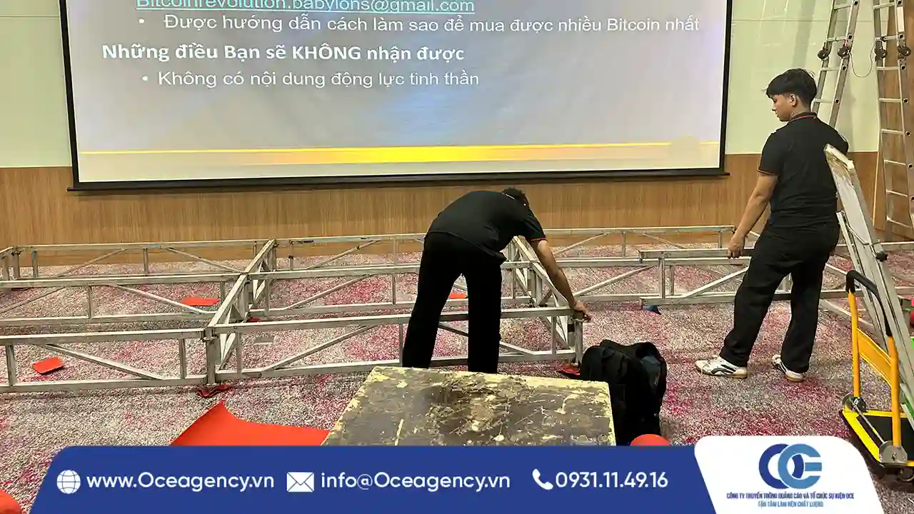 DỊCH VỤ CHO THUÊ SÂN KHẤU TẠI TP. HCM