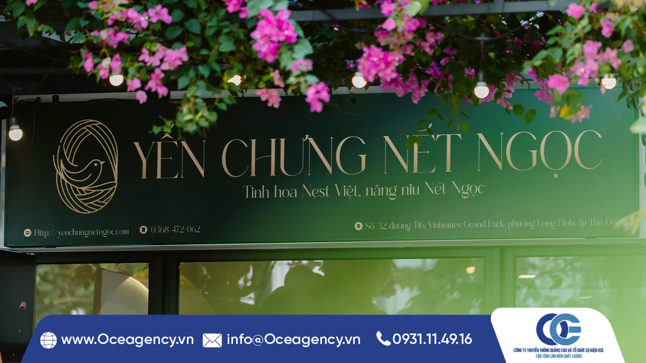 TỔ CHỨC SỰ KIỆN KHAI TRƯƠNG YẾN CHƯNG NÉT NGỌC