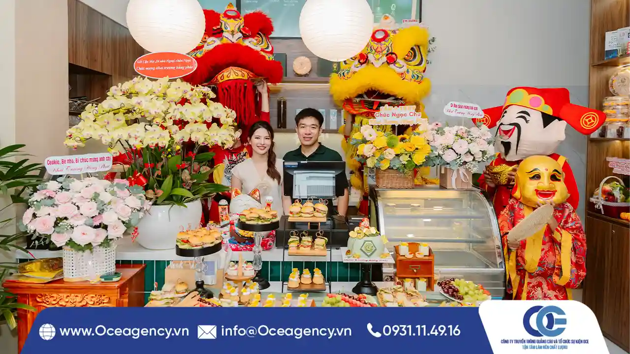 TỔ CHỨC SỰ KIỆN KHAI TRƯƠNG YẾN CHƯNG NÉT NGỌC